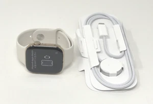 Apple Watch Series 10 46mm Gold Titanium with Starlight Sport Cellular Excellent - Photo 1 sur 5