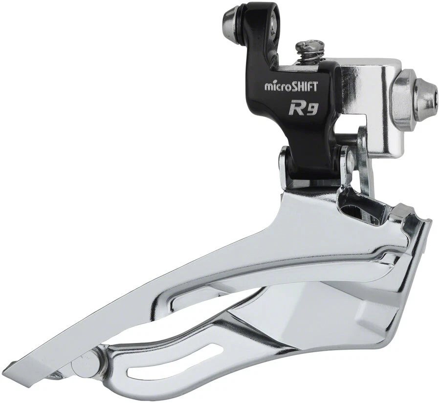microSHIFT R9-F Triple Front Derailleur - 9-Speed Triple For 50/39/30 RIngs - Image 1 of 1