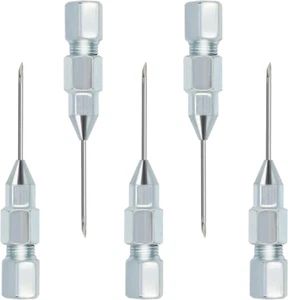 5pcs Grease Gun Needle Tip Of The Mouth Grease Gun Adapter Grease Injector Needl - Picture 1 of 11