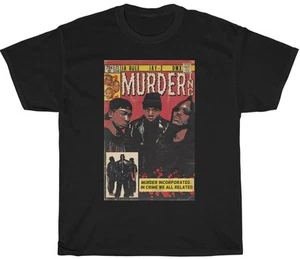 Murder Inc. Rapper Jay-Z DMX Ja Rule It's Murda Time To Build Hip Hop T Shirt - Picture 1 of 2
