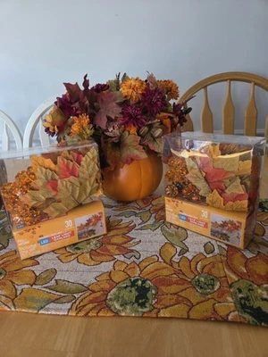 60 LED Maple Leaf Light Garland(2 pks  30) 9 ft. lit length 10 ft. total length - Image 1 of 4