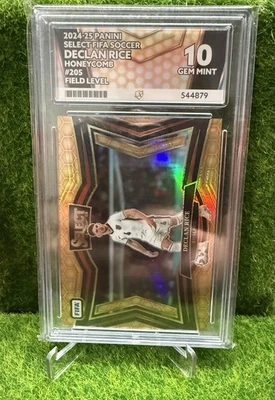 2024-2025 Panini Select Fifa Declan Rice Honeycomb Field Level Case Hit - ACE 10 - Image 1 of 3