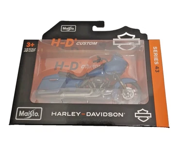 Maisto Harley Davidson Motor Cycles 2022 CVO Road Glide Series 43 1:18 azul Foto 1 de 4