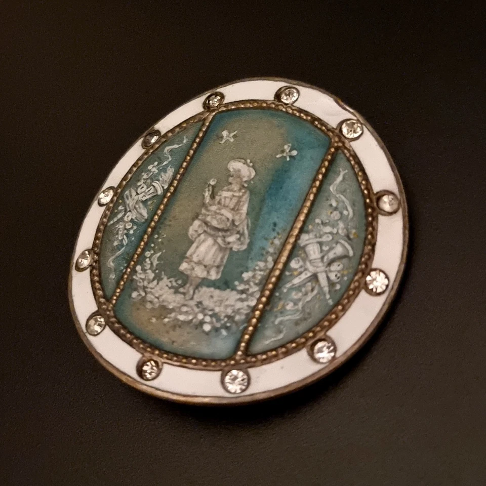 Piel Frères Exquise Ancienne Boucle de Ceinture vers 1900 France - Photo 1/4