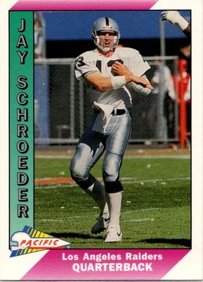 1991 Pacific Jay Schroeder #239 Los Angeles Raiders - Image 1 of 2