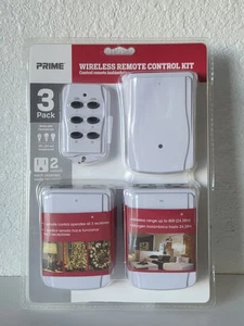 PRIME 3pk Wireless Remote Control Kit for Outlets ~Indoor~ Item #TNRC23PK - Picture 1 of 5