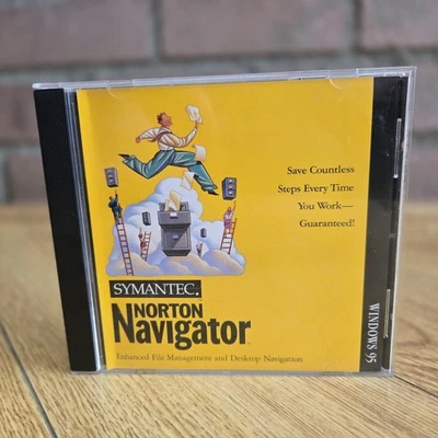 Symantec Norton Navigator CD-ROM Windows 95 File Management Utility 1995 - Image 1 of 4