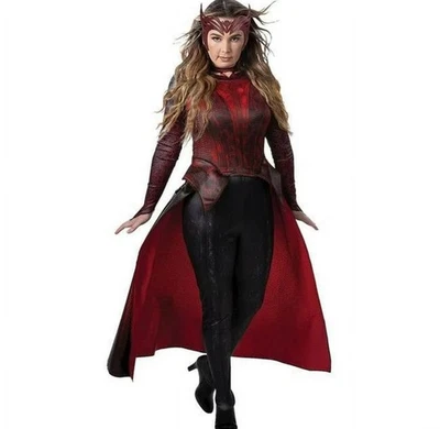 Marvel Scarlet Witch Hero Costume Womens Halloween Costume Red - Image 1 of 4
