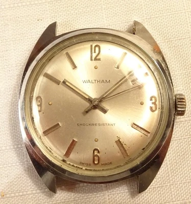 Reloj de pulsera Waltham vintage para hombre 7J funciona suizo AS ST 1950/51 Foto 1 de 4