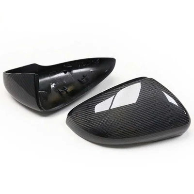 Reemplazo de cubierta de espejo retrovisor lateral de coche de fibra de carbono para Passat GOLF 6 GTI Routan Jetta Foto 1 de 4