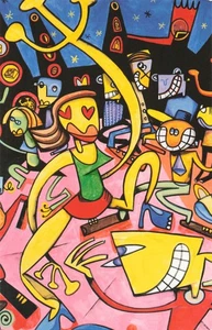 Postcard Airline Deutsche Ba artwork  CC8. - Picture 1 of 2