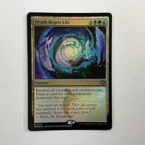 MTG Death Begets Life (0176) *FOIL* Base Mythic Tarkir TDM NM/MT Combined Ship - Picture 1 of 2