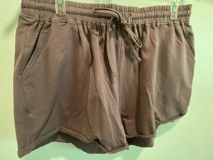 Woman’s CCX Shorts L/20 Dusk Elastic Drawstring Waist Pockets Casual Relaxed New - Picture 1 of 4