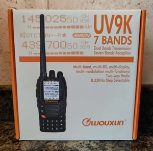 Wouxun KG-UV9K 2m 70cm TX 7 pasma RX+ 8,33Khz pasmo powietrzne i kabel programowy - Zdjęcie 1 z 4