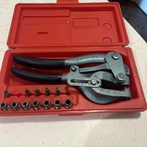 Roper Whitney No 5 JR Hand Held Hole Punch Manual Sheet Metal 3/32 - 9/32  USA - Picture 1 of 6