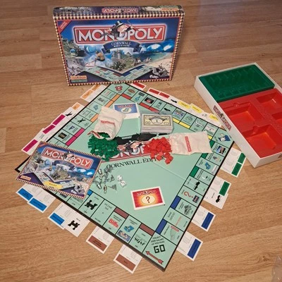 MONOPOLY CORNWALL EDITION by Winning Moves Vintage 2001 100% Complete - Image 1 of 4