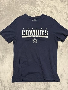Dallas Cowboys Authentic T-Shirt Herren Medium Navy Blau 100% Baumwolle - Bild 1 von 5