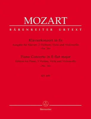 Concerto no. 14 in E-flat major K. 449  Mozart Urtext - Image 1 of 3