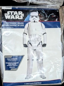 Disney STAR WARS Stormtrooper Deluxe Adult Halloween Costume w/ Mask - Picture 1 of 4