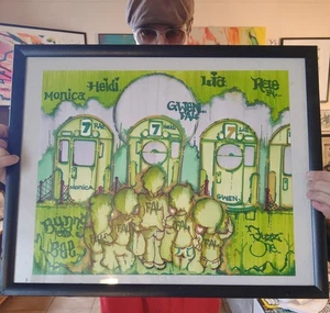 FUZZ ONE Markers Big size paper 43x35,5cm DUSTER/SEEN/QUIK/DAZE/CES/SONIC/COPE2 - Picture 1 of 10