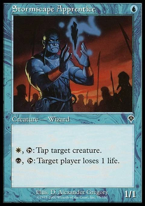 Stormscape Apprentice - Invasion #75/350 MTG Magic The Gathering - Image 1 of 1
