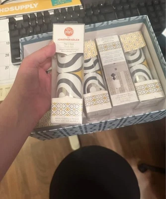 Jonathan Adler Wall Pops Aztec Diamond Stripe Peel Stick богемное ретро настенное искусство - Изображение 1 из 4