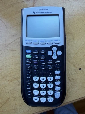 Texas Instruments 84 Plus+ CE Graphing Calculator - Black. No Cover Or Cables - Image 1 of 2