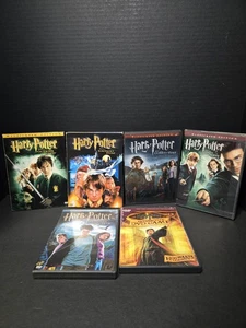 5 Harry Potter Movies DVD JK Rowling And 1 Interactive Harry Potter DVD Game   - Picture 1 of 5