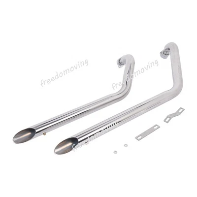 For Honda Shadow 1100 VT1100C 1987-1996 Whole Exhaust System Header Muffler Pipe - Image 1 of 4