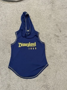 Disney Parks Shirt Damen klein blau Disneyland ärmellos Kapuze Mickey Mouse - Bild 1 von 9