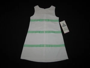 NEW "SPRING GREEN RIBBON" Dress Girls Clothes 4 Easter Summer Boutique Kids - Picture 1 of 1
