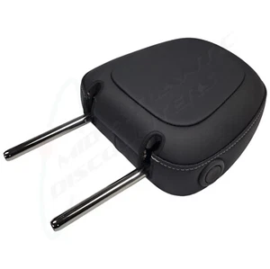 OEM Rear Seat 60/40 Headrest Black Leather for GMC Canyon Denali, Chevy Colorado - Picture 1 of 3