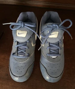 Nike Baseball Cleats Blue White Youth Size 5Y NWOT - Picture 1 of 11
