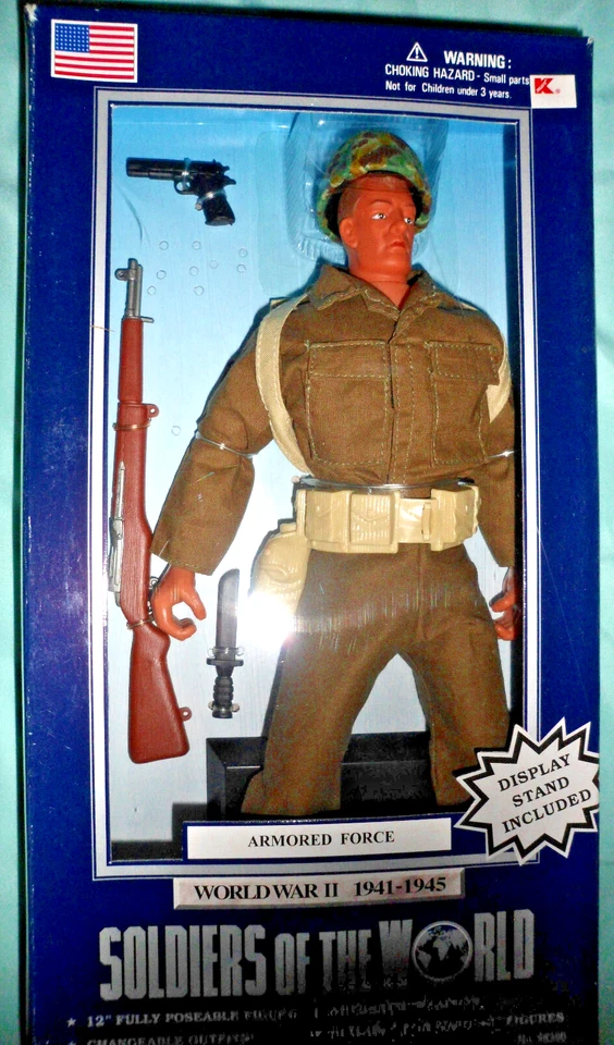 Soldados del Mundo, Segunda Guerra Mundial 1941-45, Figura de Acción Fuerza Blindada, Nueva Foto 1 de 4