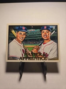 2019 Topps Gallery Ted Williams/Mookie Betts Master & Apprentice #MA-WB Red Sox - Picture 1 of 2
