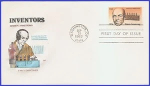 USA4 #2056 U/A HOUSE OF FARNAM 2 FDC Frequncy Modulation E.Armstrong - Bild 1 von 1