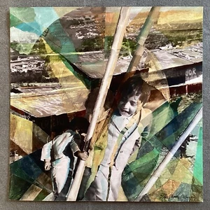 CIRCLE GAME, collage, color, children, Mexico, architecture, Giclée print - Picture 1 of 10