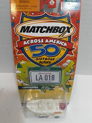 Vintage Matchbox #18 Louisiana ~ 2001 Across America 50th Birthday Series  - Image 1 of 3