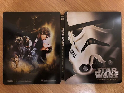 Star Wars Empire Strikes Back Blu Ray Steelbook 1 Disc Chewbacca Lando Hoth Luke - Image 1 of 4