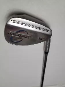 PURESPIN 52* APPROACH A WEDGE DIAMOND FACE SCORING WEDGE STEEL SHAFT MADE IN USA - Picture 1 of 20