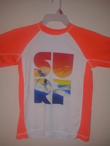  OP OCEAN PACIFIC SURF ZONE shirt orange/white size xl youth 14-16 - Picture 1 of 4