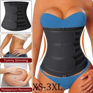 Women Slimming Waist Trainer Sauna Sweat Girdle Weight Loss Body Shaper Gym Belt - Picture 1 of 28