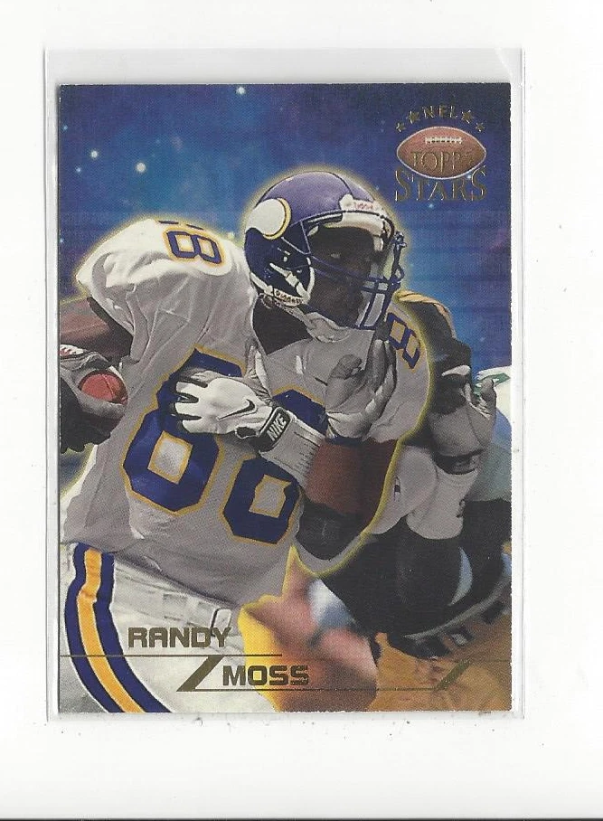 1998 Topps Stars Gold #66 Randy Moss RC Rookie Vikings Patriots Raiders /1999  - Image 1 of 1