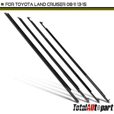4 piezas correas para cinturón de puerta delanteras y traseras Toyota Land Cruiser 08-11 13-15 Foto 1 de 4