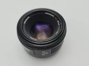 Minolta Maxxum 50mm F1.7 Prime Lens for Maxxum Sony Alpha A DSLR Cameras - Picture 1 of 8