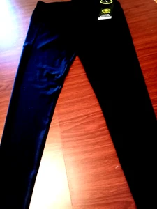 Athletic Works Girls Black SZ L 10-12 Plus polyester/spandex leggings W27/L24  - Picture 1 of 6