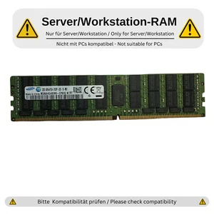 Pamięć RAM serwera ECC: Samsung 32GB DDR4 2133 MHz LRDIMM M386A4G40DM0-CPB2Q PC4-2133P-L - Zdjęcie 1 z 4
