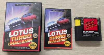 1992 Sega Genesis Lotus Turbo Challenge CIB *Very Good Condition* - Image 1 of 4