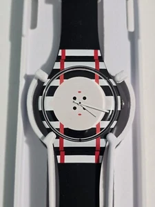 Limites Edition New Swiss Swatch Original DOUBLE ME Black Watch 41mm SUOB129 - Picture 1 of 5
