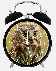 Cute Owl Alarm Desk Clock 3.75" Home or Office Decor E236 Nice For Gift - Picture 1 of 1